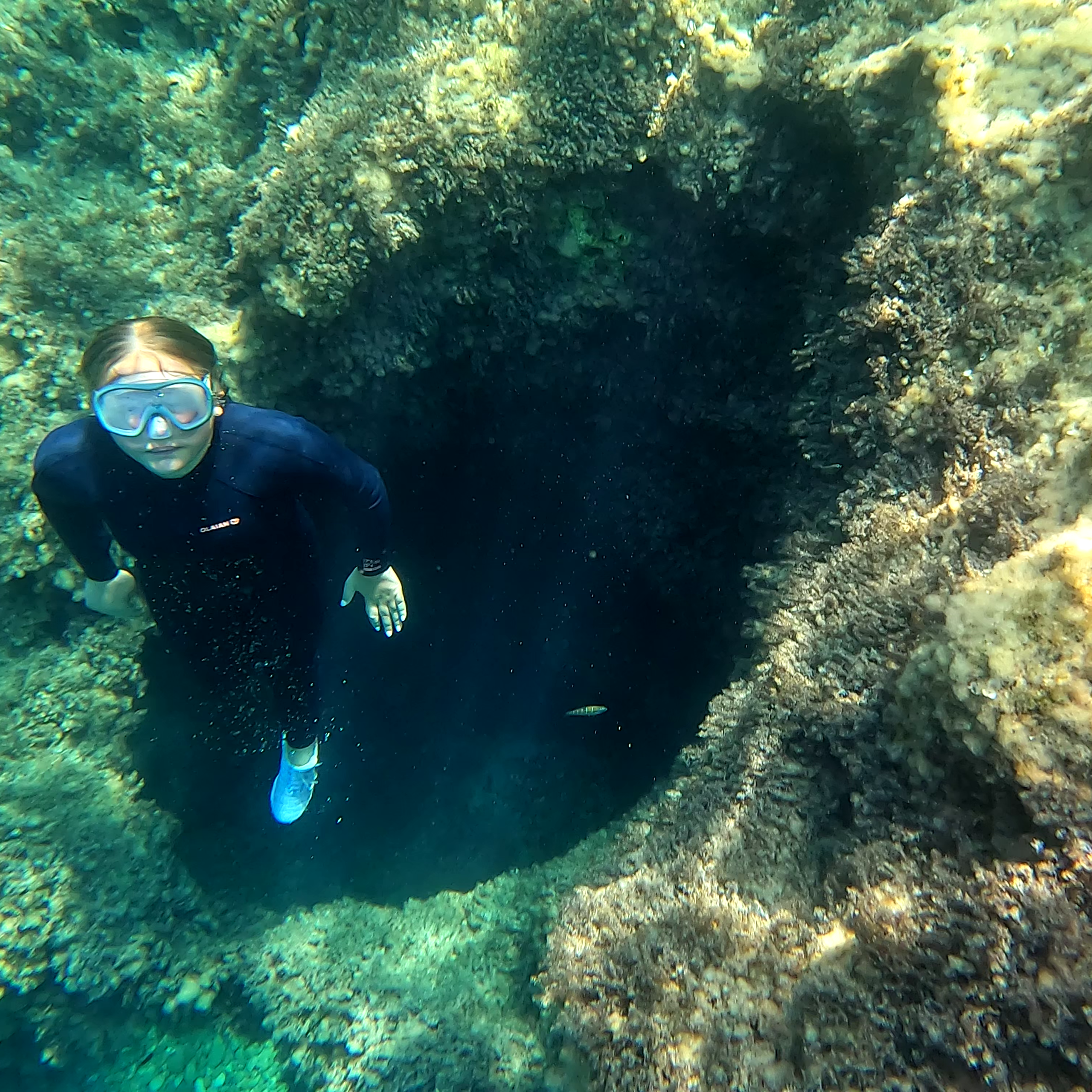 Coasteering en Cala Vedella