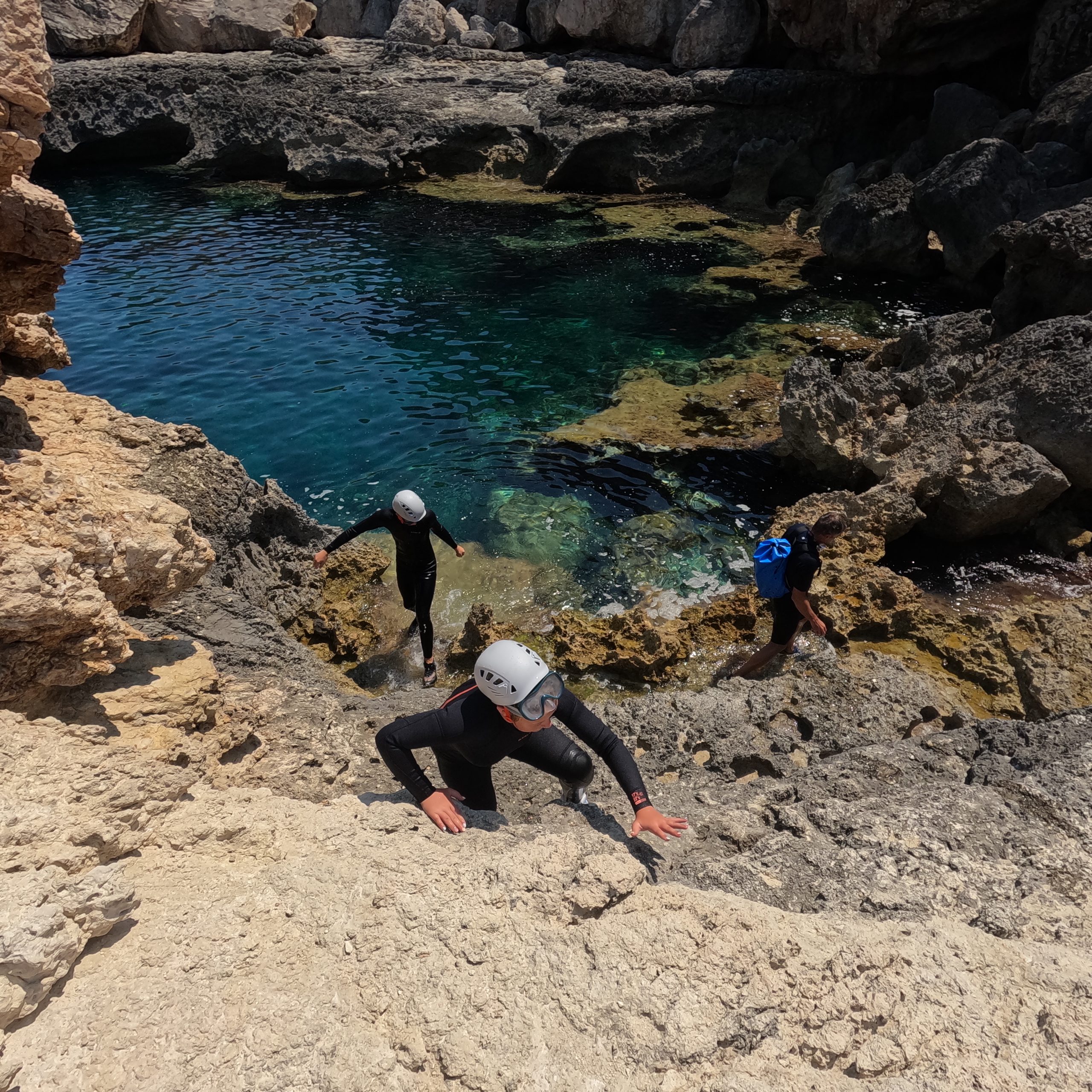 Coasteering en Es Canaret